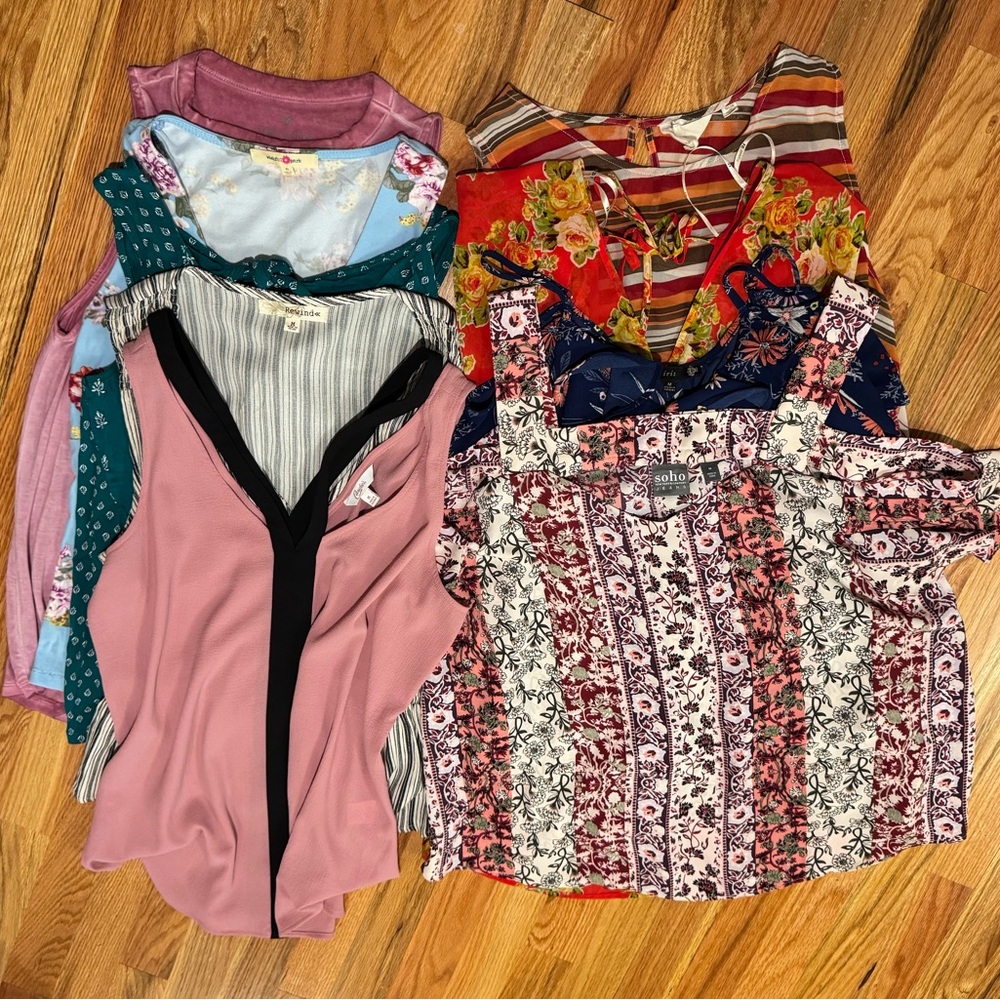 9 Piece Blouse Bundle Size Medium - image 1